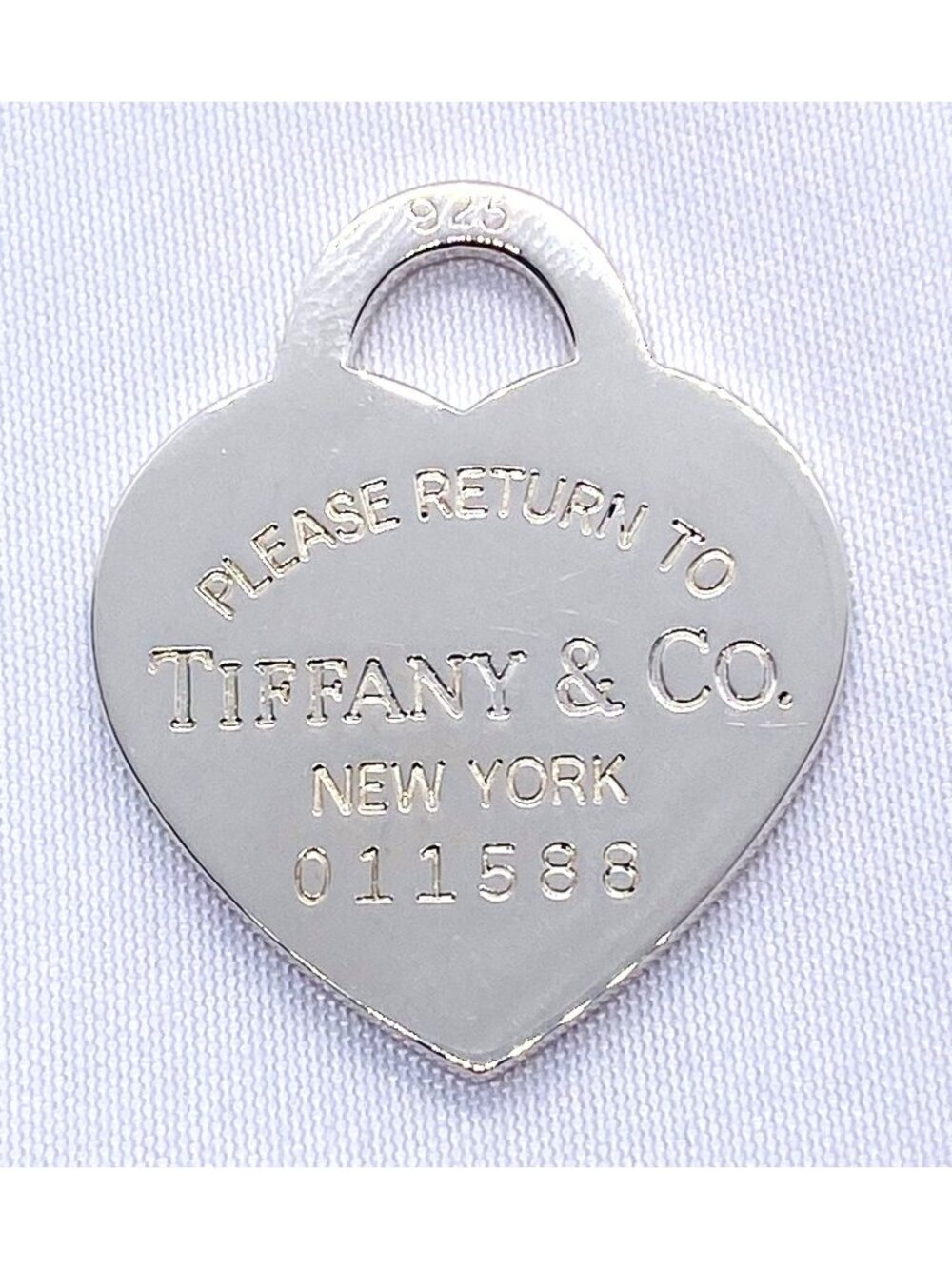 Tiffany & Co Sterling Silver 925 Please Return To Tiffany Heart Large